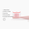 DELIPU Electric Toothbrush Rechargeable Sonic 5-Speed Adjustment Children Adult Household Waterproof Soft Hair Whitening Toothbrush USB Charging Cable (White)