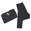Antibacterial Double-faced Fleece Winter Thickened Constant Temperature Underwear, Size: XL(Dark Gray)