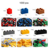 1000 in 1 Intelligent Toys DIY ABS Material Building Blocks, Random Color Delivery
