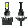 2pcs H11B 3570 2LED 80W Car Headlight Bulbs High Bright Fog Lights(Yellow)