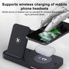 For Samsung Series 3 in 1 15W Earphones/Phones/Watch Fold Wireless Charger Stand(White)