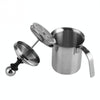 Stainless Steel Manual Foamer with Thickened Double Layer Foaming Filter(800ml)
