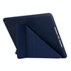 For iPad 10.2 2021 / 2020 / 2019 TPU Horizontal Deformation Flip Leather Case with Holder(Blue)