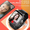 UNIWA X1S 1.9 inch IP67 Waterproof 4G Android 8.1 Dual Cameras Smart Watch Support Temperature Measurement, Specification:1G+8G(White)