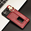 For Asus ROG Phone 8 Pro Wristband Leather Back Phone Case(Red)