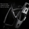 WILD MAN U2 One-Piece Mountain Bike Bottle Cage Road Bike Bottle Holder Riding Accessories(Black)
