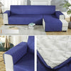 Waterproof Non-slip Pet Cushion One-piece Assemble Sofa Cover, Size:Right-240x270cm(Dark Blue)