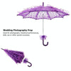 Wedding Parties Bridal Lace Cotton Umbrella Dancing Photography Prop Umbrella(Orange)