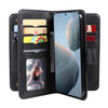 For Redmi K70 Multi-Function Wallet 10 Card Slots Leather Phone Case(Black)