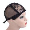 Elastic Hair Net Cap Lace Mesh Bottom Cover Wig Accessories, Size:56CM(Black)