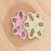 Interactive Dog Puzzle Feeder - Pink Hexagon - Slow Feeder Bowl