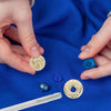 200pcs /Set 5mm Hollow Metal Copper Button Clothing Detachable Jeans Eye Buckles Replacement And Repair Kit