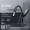 REMAX RC-064i Sury 2 Series 1m 2.4A USB to 8 Pin Data Cable for iPhone, iPad(Silver)
