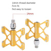 LP LitePro K5 Folding Bkie Aluminum Alloy Bearin Pedals(Black)