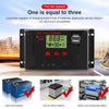 PWM Solar Controller 12V / 24V Lithium Battery Charging Photovoltaic Panel Charging Street Light Controller with Dual USB Output, Model:CPLS-30A