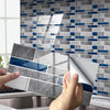 12 PCS 10 x 20cm Brick Pattern Crystal Film Glossy Tile Sticker Floor Sticker(Kit028)