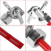 Motorcycle Fuel Tap Valve Petcock Fuel Tank Gas Switch for Honda CB400F 1977(White)