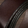 Men Pin Buckle Two-layer Cowhide Belt Pure Leather Pants Belt, Belt Length:115cm( brown)