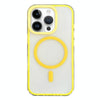 For iPhone 14 Pro Max Frosted MagSafe PC Phone Case(Yellow)