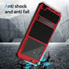 For Samsung Galaxy S24 Ultra 5G R-JUST Life Waterproof Dustproof Shockproof Holder Phone Case(Red)