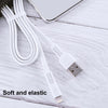 WK WDC-066i 2.1A 8 Pin Flushing Charging Data Cable, Length: 2m(White)