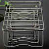 Outdoor Mini Portable Folding Grill Stainless Steel 304 Furnace Head Bracket, Size: 17x15.5x9.5cm