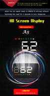 Car HUD Head Up Display, 3.5" GPS Speedometer, Speed Alarm, Black