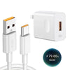 HW-66W 66W USB Fast Charging Travel Charger + USB to Type-C Flash Charging Data Cable, US Plug 2m