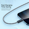 Baseus CALD000516 Dynamic Series 2.4A USB to 8 Pin Fast Charging Data Cable, Cable Length:2m(Dark Grey Blue)