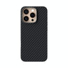 For iPhone 13 Pro ABEEL C Carbon Fiber Series 6D Micro Relief MagSafe Phone Case(Black)