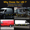 2 PCS 24LED Reflector Brake Light Turn Signal Light(Yellow Shell Yellow Light)