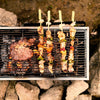 Naturehike NH20CJ006 Outdoor Stainless Steel Folding BBQ Grill, Size: 36x25cm