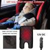 Children Single-Seat Car Winter Electric Heated Seat Cushion(Black)