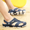 Summer Men Slippers Beaches Waterproof Upstream Breathable Sandals, Size: 43(Dark Blue)
