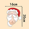 Santa Claus Elk Car Window Decorative Stickers Car Side Window Bumper Decal, Model: C Model 20 x 16cm