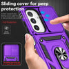 For Samsung Galaxy A26 5G Sliding Camshield Holder Phone Case(Purple)