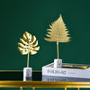 BJ1526 Leaf-shape Wrought Iron Ornament, Size: L (Turtle Leaf)