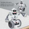 Intelligent Early Education Sound and Light Mechanical Robot Toys, Color: 1 Gray