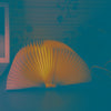Foldable Pages RGB + Warm White Light Book Shape LED Light, Creative Portable USB Charging Small Size Night Light(Blue)