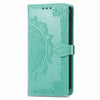 For Xiaomi Redmi K70 Mandala Flower Embossed Leather Phone Case(Green)