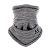 YIPINU YPU-5 Autumn/Winter Warm Bib Cycling Mask Thick Polar Fleece Scarf, Size: Free Code(Gray)