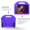 For Amazon Kindle Fire HD8 2020 Thumb Bracket EVA Shockproof Tablet Case(Purple)