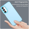 For Samsung Galaxy A16 5G Frosted Translucent TPU Hybrid PC Full Coverage Phone Case(Blue)