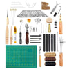55 In 1 Leather Carving Handmade Leather DIY Tool Set Sewing Craft Tool Set
