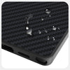 For Samsung Galaxy S25+ 5G / S24+ 5G ABEEL C Carbon Fiber Series 6D Micro Relief MagSafe Phone Case(Black Red)