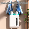 140W Boot Dryer Wall Mounted Shoes Warmer Heater, 3 Gear Timing, 360 Degree Rotating Air Outlet AU Plug(Black)
