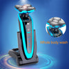 Men Electric Shaver Rechargeable Shaving Machine Waterproof Razor(Silver Grey)