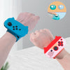 Dancing Wrist Bracelet Game Handle Strap For Switch JOY-CON(Red Green 29cm)
