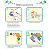Christmas Series Snow and Snowman Pattern Glitter Window Stickers, Size:41cm*29cm