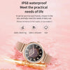 KC06 Women Menstrual Period Smart Watch Bracelet, Blood Pressure / Heart Rate Monitoring, Steel Strap(Silver)